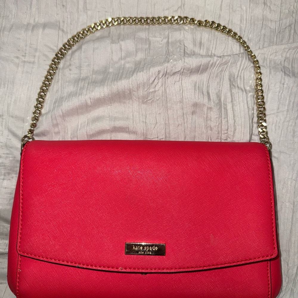 Kate Spade Red Chain Shoulder Bag